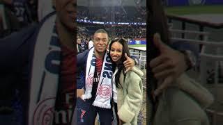 Kylian Mbappe And His Girlfriend Rose Bertram #mbappe #ronaldo #messi #shorts #viral #ytshorts #psg