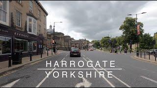4K Harrogate (Yorkshire, UK) Car Drive
