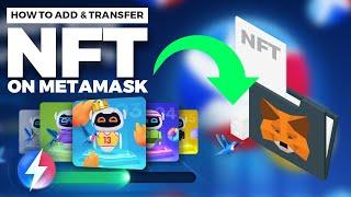 HOW TO ADD & TRANSFER NFTS on METAMASK TO OTHER WALLETS TUTORIAL GUIDE BISWAP ROBBIES NFT ROBI BOOST