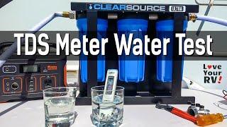 Testing RV Fresh Water for Total Dissolved Solids - HM Digital Hydrotester