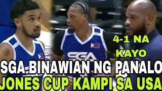 STRONG Group BINAWIAN ng PANALO 4-1 na | JONES Cup KAMPI sa USA | Pinag HIRAPAN yan ng SGA !