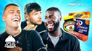 PEDRO PORRO TRIES SPANISH V ENGLISH SNACKS  ON A PLATE FT. DANNY AARONS & HARRY PINERO