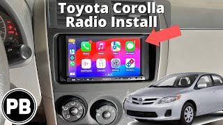 2009 - 2013 Toyota Corolla Radio Install