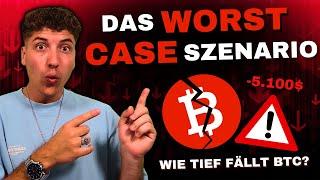 Bitcoin's Worst Case Szenario! So tief kann es gehen... ️