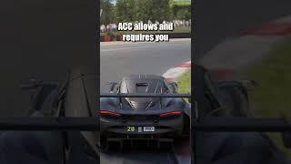 ACC vs iRacing MAIN DIFFERENCE #shorts
