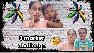 3 marker challenge . challenge video in hindi . @ayusmitaborthakur8256