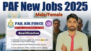 Pakistan Air Force Latest Jobs | PAF Online Registration