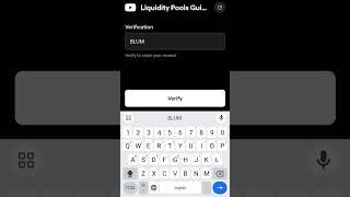 Liquidity Pool Guides! Blum Keyword Code | Liquidity Pool Guides Blum Keyword | Blum Keyword Code