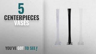 Top 10 Centerpieces Vases [2018 ]: 20" Glass Eiffel Tower Vases - 12 Pack - Clear