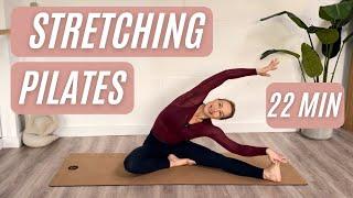 PILATES STRETCHING & MOBILITY 🫶 Spannungen + Schmerzen reduzieren (22 Min)