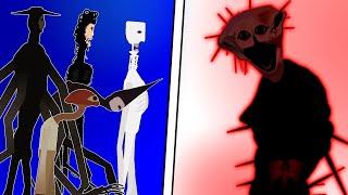 The Boiled One VS Doctor Nowhere Creatures (Analog Horror) Stick Nodes Animation