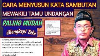Tutorial sambutan ~ tutorial pidato kata sambutan mewakili tamu undangan
