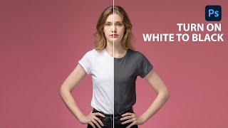 How to Turn on White to Black in Photoshop