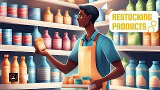 RESTOCKING PRODUCTS IN OUR SHOP | SUPERMARKET SIMULATOR GAMEPLAY | SOUNAK GAMING