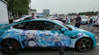 miHoYo Character Car Wrap Appreciation: Stunning Designs on the Xiaomi SU7