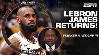 Stephen A. INSISTS LeBron James has EARNED the right to take time off ️ | First Take