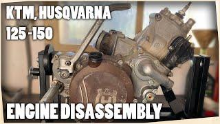 Complete ENGINE REBUILD 1/2 - Disassembly | Husqvarna TX 125