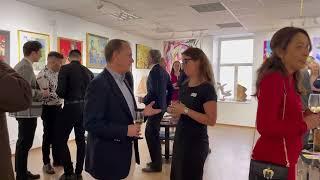 ARTSTAC gallery hosted AmCham Charter Gold and Board Members, part 2