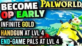 Palworld The BEST POSSIBLE START for New Players, Best Pals To Use, Fastest Way To Level Up, OP Gear