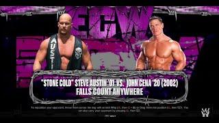 "WWE 2K24 - Austin '01 vs Cena '02 | Clash of Attitude & Ruthless Aggression!"