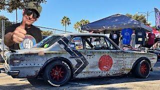 ハコスカ ニューデザイン 海外の人の反応がやばい！＠日本車旧車集会 Revealing My Zero Fighter Skyline Hakosuka at JCCS