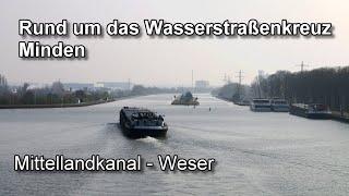 Rund um das Wasserstraßenkreuz Minden - Mittellandkanal - Weser