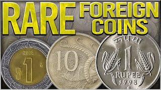5 FOREIGN COINS THAT ARE WORTH MONEY - WORLD COINS TO LOOK FOR IN YOUR COIN COLLECTION!!