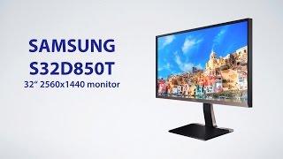 32" monitor series: #3 Samsung S32D850T 2560x1440 in-depth review 1440p (1080p60)