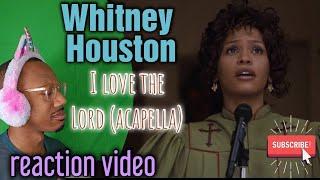 Effortlessly! Whitney Houston 'I Love the Lord' (Acapella) REACTION Video