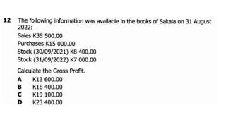 Calculating Gross Profit