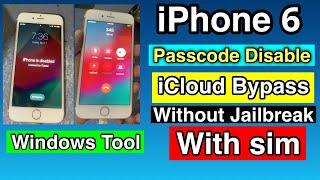 iPhone 6 iOS 12.5.7 Passcode Disable Bypass With Sim Without Jailbreak 2025