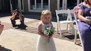 Audrey Nethery in her Aunties Wedding!!