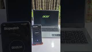 Booting Time Of Acer Aspire 3 A315 24p ! Ryzen 3 7320u