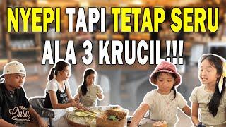 3 CRUCIL GET CREATIVE‼ NYEPI IS STILL FUN AND HAPPY‼ - The Onsu Family