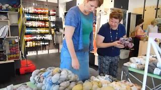 Skein Sisters Yarn Shop- Debbie  talks about Yarns with Carolyn from GlassEyesOnLine