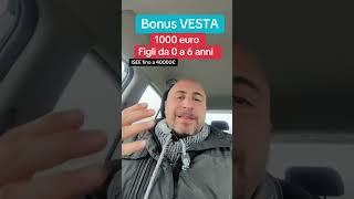 Bonus 1000 euro figli!