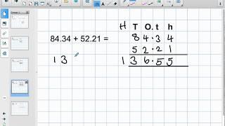 Adding Numbers with Decimals - Maths