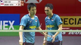 Makin Tua Makin Jadi Semangat Luar Biasa The Daddies Ahsan/Hendra vs  Kuo/Lee