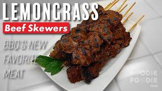 How to Make THE BEST LEMONGRASS BEEF SKEWERS | Cambodian Food