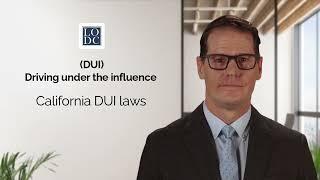 DUI - Driving under the influence | California Penal Code 23152(a)