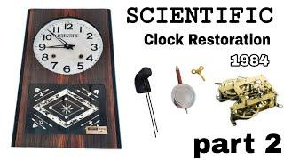 Scientific Wall Clock Restoration | Scientific  Clock Restoration  part 2