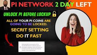 Pi Network Urgent Update | Save Yours Pi To Go To Lockup | Do These Step | Hurry Up |