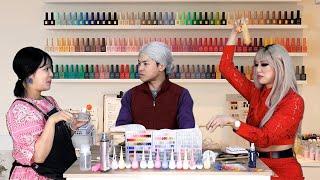 ASMR Kimchi Master Visits Nail Salon