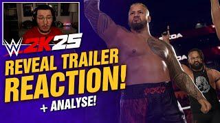 WWE 2K25: Offizeller COVER REVEAL Trailer! Blind Live Reaction 