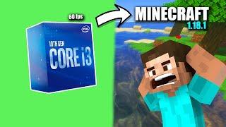 INTEL i3 10100 en MINECRAFT Test de Rendimiento 2022 ¿Vale la pena?