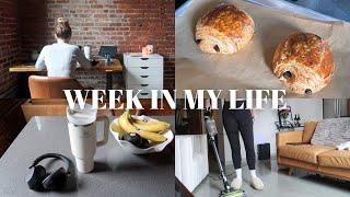 WEEK IN MY LIFE: Post-travel Struggles, 6am Mornings, Current Reads, Living Room Update & More!