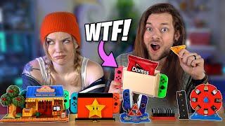 My Wife (?) & I Buy WEIRD Nintendo Switch Accessories!