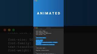 CSS Text Animation | CSS Animation Examples #shorts