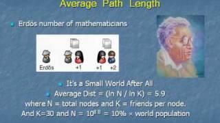 Erdos Numbers: A mathematical example of 'small world' networks - John Barrow Gresham maths lecture