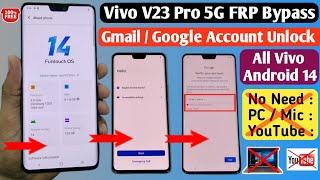 Vivo V23 / V23 Pro 5G FRP Bypass | All  Vivo Android 14 FRP Bypass | Vivo 5G FRP Bypass